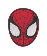 SPIDERMAN IRON ON PATCH 3.75&quot; Embroidered Applique Red Face Superhero Av... - $74.50 MXN