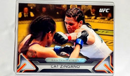 2016 Topps Knockout Fighter Gold #83 Cat Zingano /10 MMA 5X7 UFC Jumbo Card - £17.52 GBP