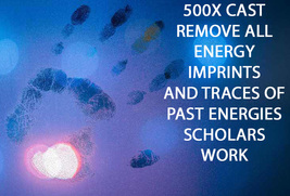 500X 7 SCHOLARS ENERGY IMPRINT REMOVAL ERASE ENERGY HISTORY MAGICK RING PENDANT - $387.77