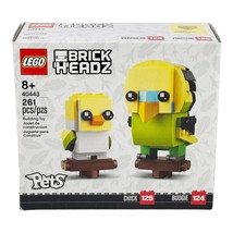 Lego Brickheadz Pets 40443 Budgie Set NIB - Exclusive! Parakeets Birds - £23.08 GBP