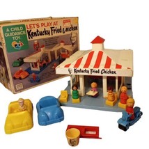 Old Kentucky Fried Chicken Restaurant Playset KFC with Original Box Vintage READ - £88.61 GBP