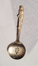 Vintage Mr Peanut Gold Plated Souvenir Spoon 5 1/3&quot; Long  - £6.25 GBP