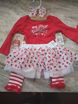 My First Valentine&#39;s 9 Month Outfit - £21.83 GBP