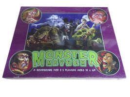 Monster Mayhem Board Game -White Wolf Studio (2007 Sealed) - $29.65