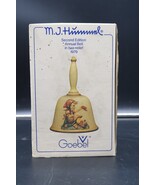 Vtg 1979 Goebel M J Hummel Annual Bell Bas-Relief 2nd Edition W. Germany... - $367.78 MXN