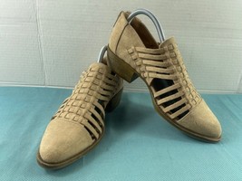 Coconut by Matisse Boots Women 8.5M Woody Shoes Brown Suede Straps Ankle... - $27.54