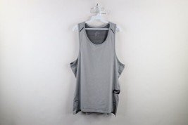 Nike Mens XL Polka Dot Knit Sleeveless Basketball Jersey Tank Top T-Shirt Gray - £27.21 GBP