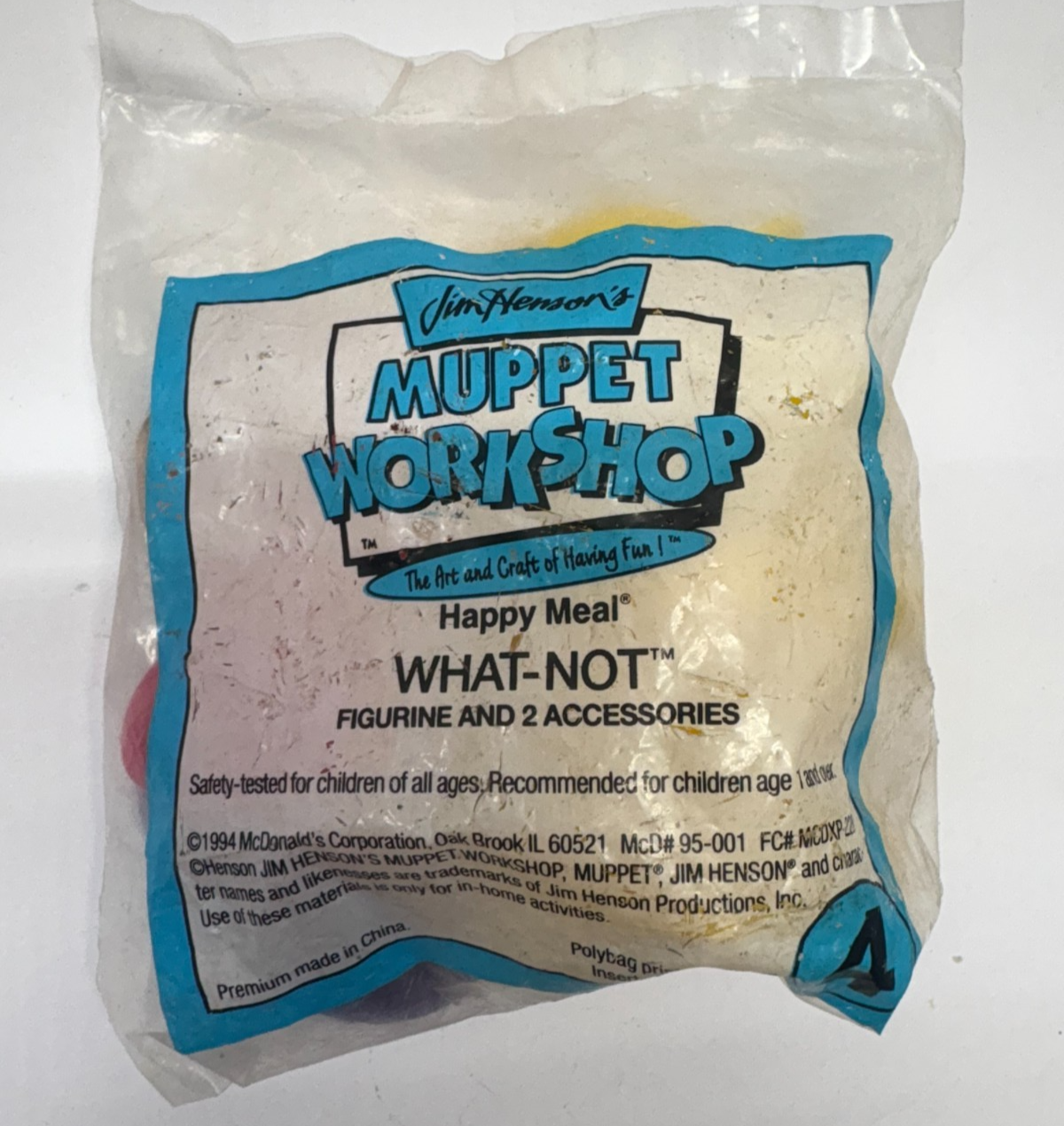 McDonald&#39;s Muppet Workshop Vintage What-Not Happy Meal Toy NIP - $4.95