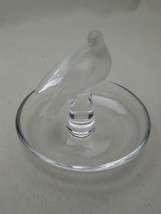 MINT Lalique Bird Dove~Wings Down Pin~Ring~Ash Tray~Signed~Authentic~Great Gift - £106.18 GBP