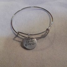 DBella Jewels Bangle adjustable fashion bracelet with inspirational charm - £3.14 GBP