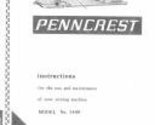 Penncrest 3400 JCPenney Sewing Machine Owner Manual Hard Copy - £10.38 GBP
