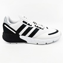 adidas ZX 1K Boost White Black Unisex Kids Athletic Sneaker G58922 - £39.81 GBP