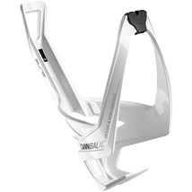 Elite SRL Cannibal XC Water Bottle Cage: Gloss White/Black Graphic - £33.04 GBP
