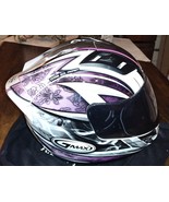 GMax 69S Motorcycle Helmet Crusader II Pink-Silver &amp; White Medium &quot;LORI&quot;... - $1,522.97 MXN