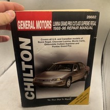 Chilton Repair Manual 28682 General Motors 1988-96 Lumina/Grand Prix/Regal - $13.85