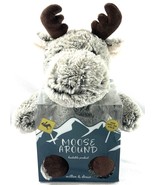 Milton &amp; Drew Moose Around Heatable Moose Plush Hot or Cold Lavendar Sce... - $475.03 MXN