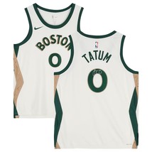 Jayson Tatum Signed Boston Celtics 2023/24 White Nike City Swingman Jersey - £696.95 GBP
