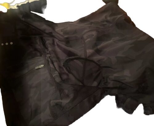 Life Lies In Movement Bike Shorts Black Gray Active Camo Quick Dry Women... - $4.99