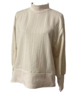 Parker &amp; Quinn New York Womens Sz XL High Neck Pullover Sweater Textured... - $18.88