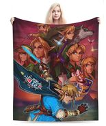 Anime The Anime Legend of Zelda Soft Comfy Warm Throw blanket  50x60 - $41.81 CAD