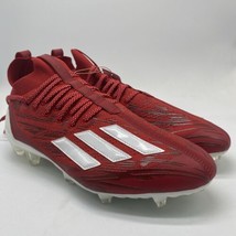 Adidas Men&#39;s Adizero Primeknit Red White Football Cleats HP8745 Men’s Si... - $149.95