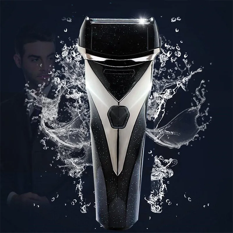 Washable Man Beard Shaving Machine Electric Shaver Razor Mustache Rasoir - £31.42 GBP