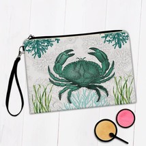 Rock Crab Vintage Art : Gift Makeup Bag Water Animal Seaweed Botanical Retro Wal - £9.60 GBP+