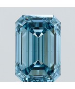 Emerald 3.00 Cts Fancy Vivid Blue VS2 IGI Certified Lab Grown CVD Diamond - €1.062,28 EUR