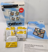 Microsoft Office Standard Edition for Windows 95 3.5 Floppy COMPLETE IN BOX - $29.95
