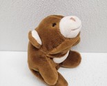 6&quot; Gund Baby Brown White Snuffy Bear Plush Snuffles Stuffed Animal - £39.34 GBP