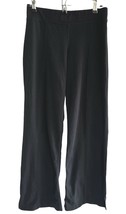 ADIDAS Womens Fitness Athletic Slim Fit Regular Pants - Size Medium BLACK - £19.46 GBP