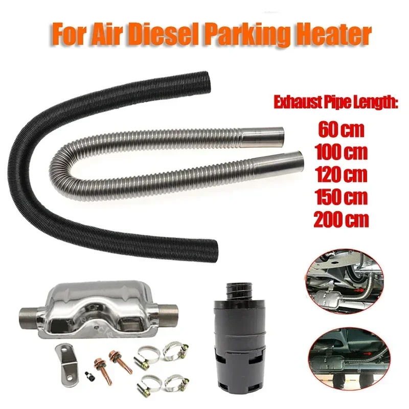 Diesel Parking Heater  For Webasto Eberspacher 24mm Exhaust Silencer + 25mm - £20.77 GBP+