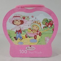Strawberry Shortcake Puzzle 100 Pc Jigsaw SEALED Collectible Tin Lunch B... - £27.48 GBP