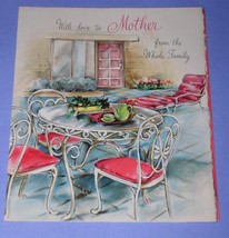 HALLMARK MOTHER&#39;S DAY GREETING CARD VINTAGE 1940&#39;S HALL BROTHERS TO MOTHER - $14.99