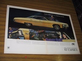 1966 Print Ad The 1967 Grand Chevrolet Caprice 4-Door Chevy - £10.32 GBP