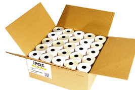 3&quot; x 95&#39; 2-Ply Carbonless Paper (50 rolls/case) - White / Canary Fast Shipping - £38.94 GBP