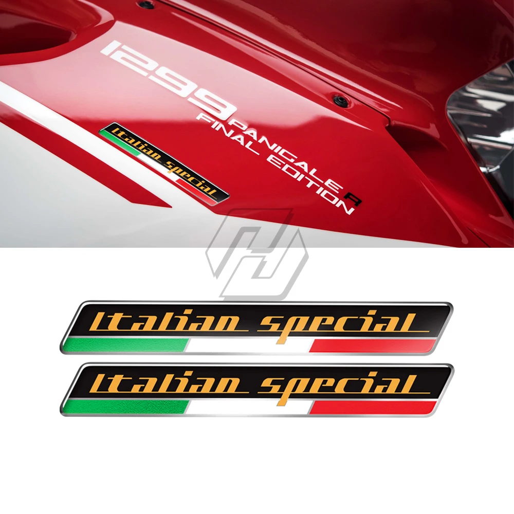 3D Motorcycle Tank Decals Italy Sticker Italian Special Decals Case  Ducati  Apr - £103.84 GBP