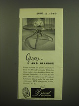 1949 Drexel Furniture Ad - Grace.. and glamour - $18.49