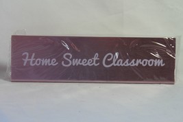 Teacher Crate (New) Classroom Sign, Metal - Pink / Home Sweet Classroom - £10.17 GBP