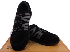 Drew Bliss Womens Black Suede Shoes 6.5WW Barefoot Freedom Comfort Orthotic Nib - £39.32 GBP