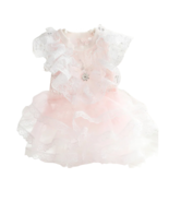 Anywags Pet Clothes Pink and White Princess Dress with Tassel Skirt for ... - $29.50