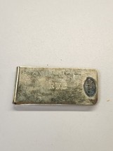 Vintage Silver Money Clip Engraved RWC - £6.35 GBP