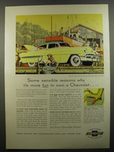 1954 Chevrolet Bel Air 4-Door Sedan Ad - Some sensible reasons why it's more - $18.49