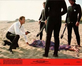 For Your Eyes Only original 8x10 inch lobby card Roger Moore on beach - £23.60 GBP