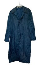 Vintage US Military Gibraltar Industries Men Long Raincoat Blue Sz 38XL ... - $19.99