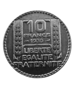  10 francs Turin Argent 1930 - $221.40 MXN