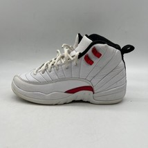 Nike Air Jordan 12 153265-106 Boys White Lace Up Basketball Shoes Size 6.5 - £70.05 GBP