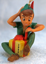 Grolier Porcelain Disney Ornament in Box 1995 Dated Peter Pan with a Pre... - £20.77 GBP