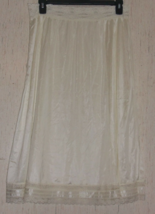 EXCELLENT VINTAGE WOMENS lane bryant Solange IVORY HALF SLIP  SIZE 22/24... - £29.86 GBP