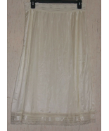 EXCELLENT VINTAGE WOMENS lane bryant Solange IVORY HALF SLIP  SIZE 22/24... - €32,54 EUR